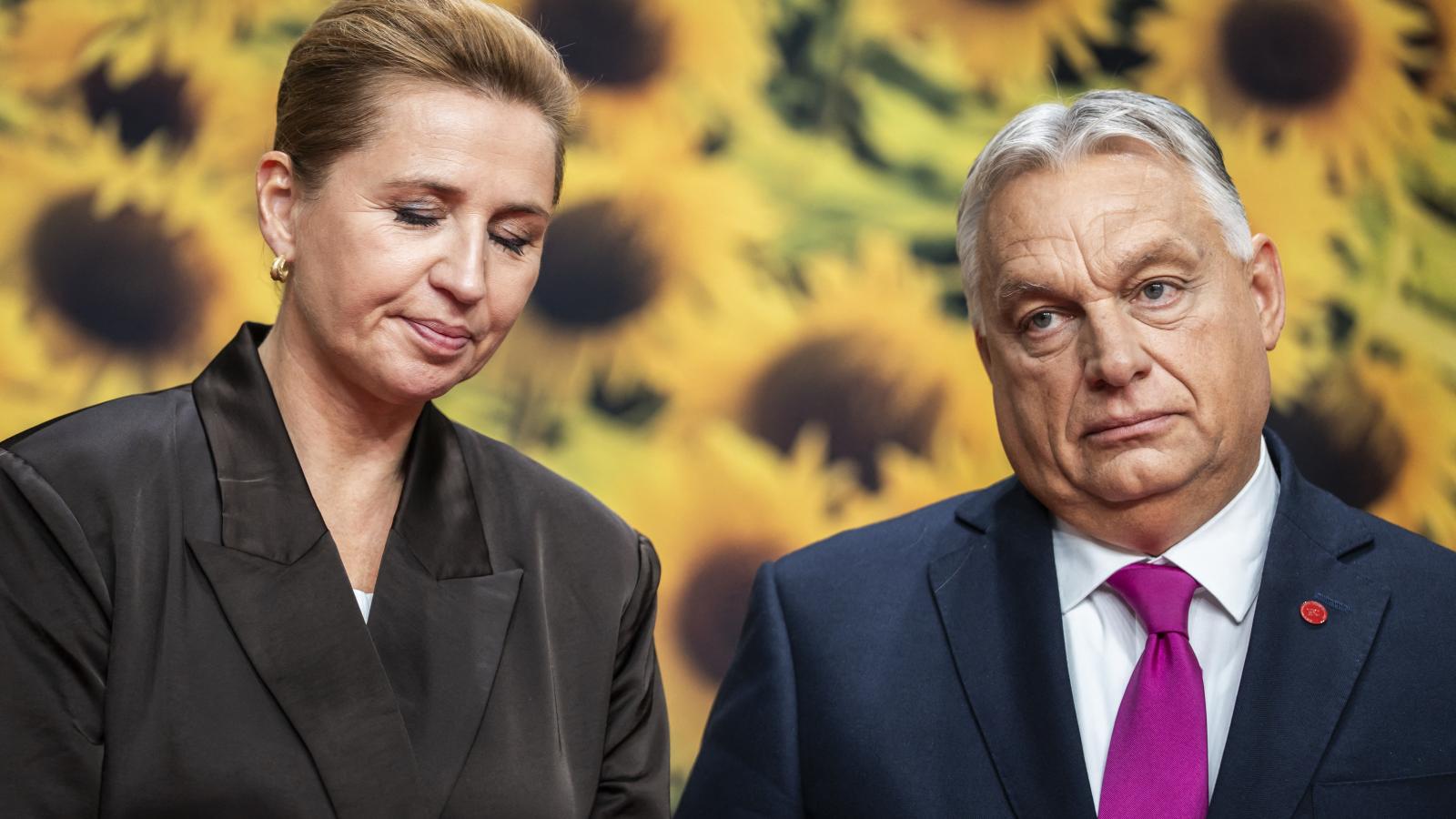 Mette Frederiksen és Orbán Viktor csütörtökön Koppenhágában