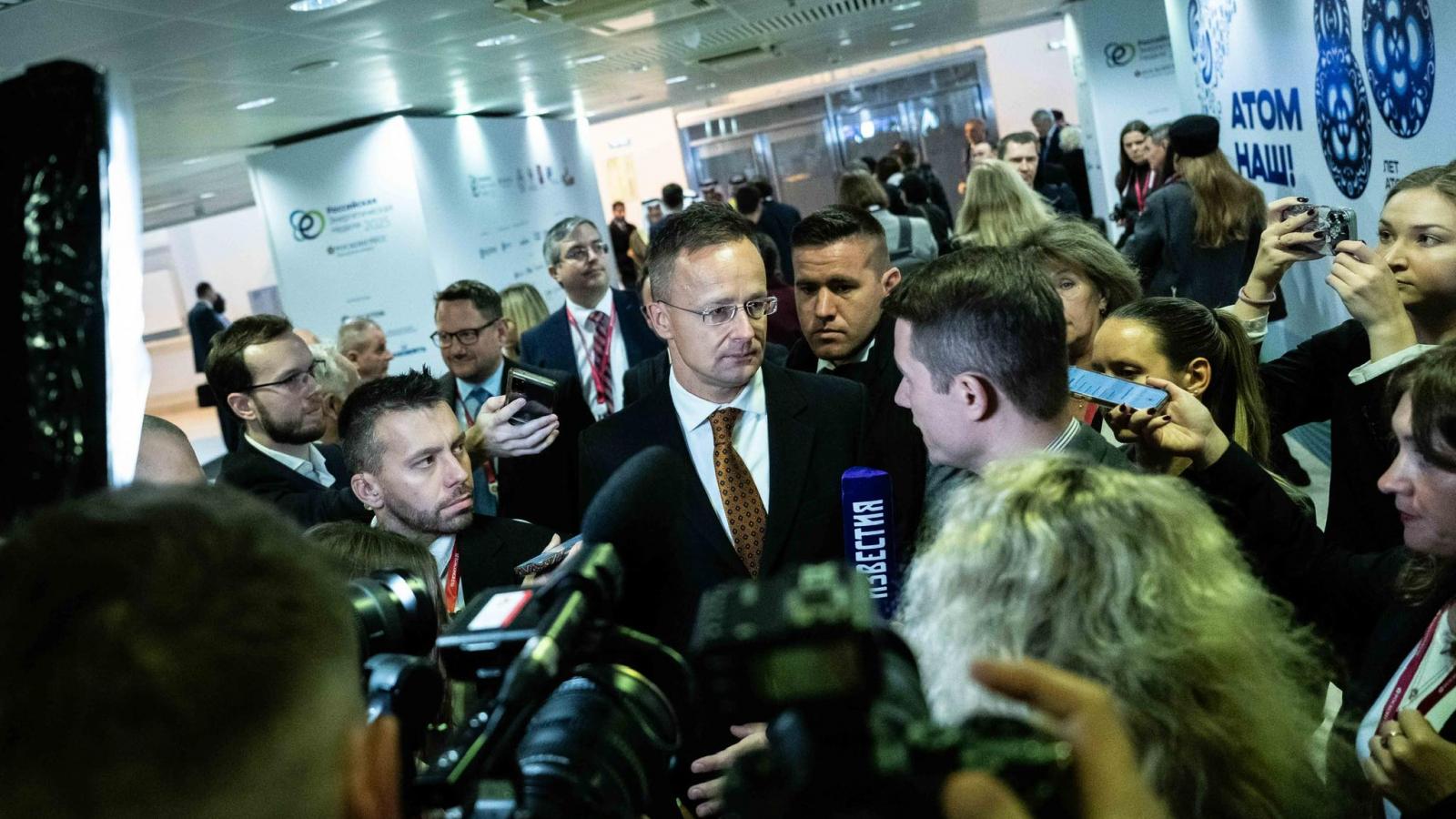 Szijjártó Péter a Russian Energy Week 2025 konferencián Moszkvában október 15-én 