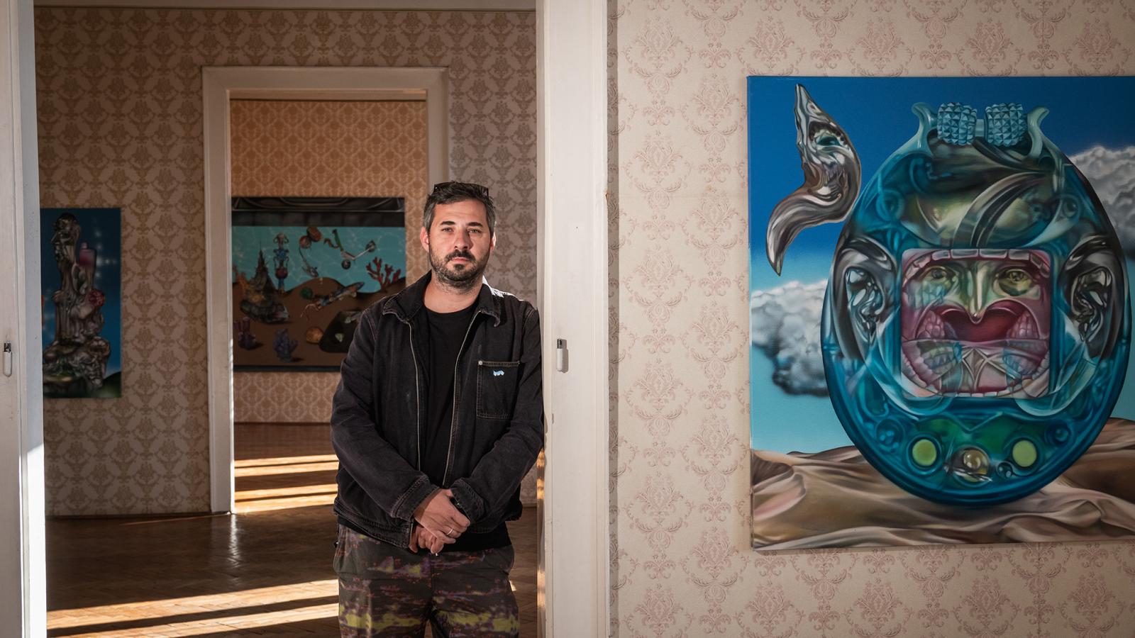 Keresztesi Botond az új képeivel a mesterséges intelligencia működésére is reflektál