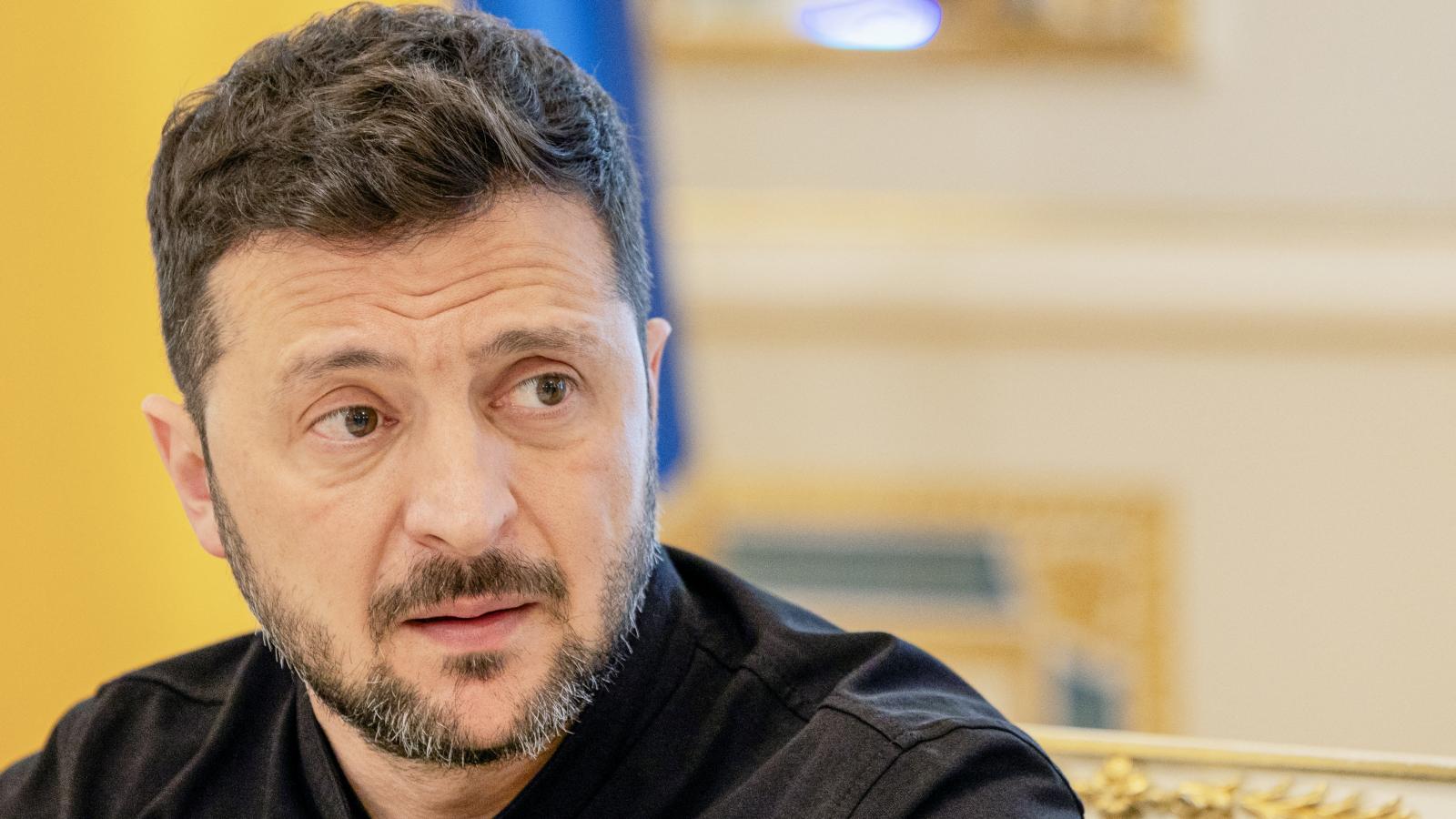 Volodimir Zelenszkij ukrán elnök 