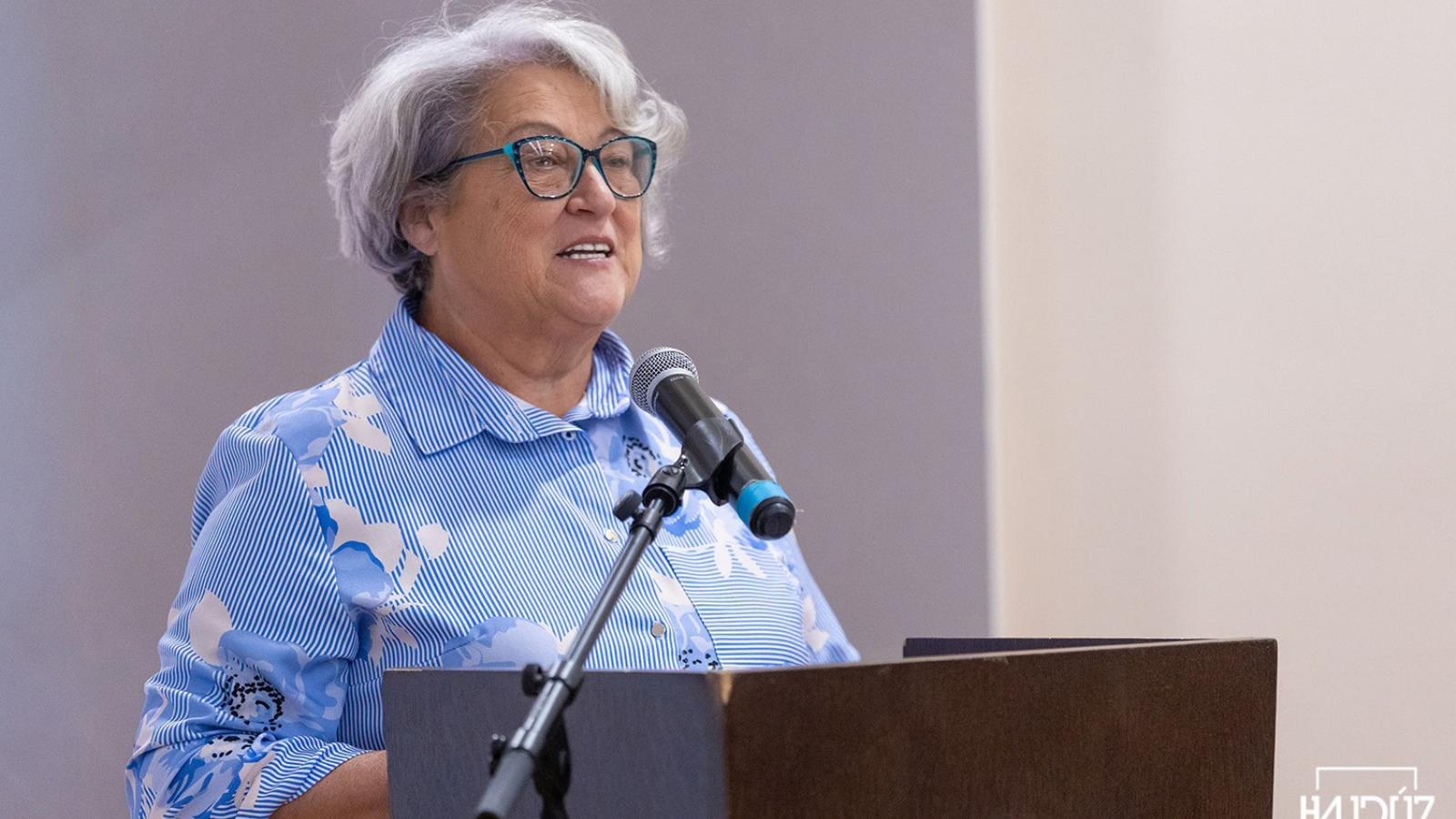 Göröghné Bocskai Éva - Hajduböszörmény jelenlegi polgármester