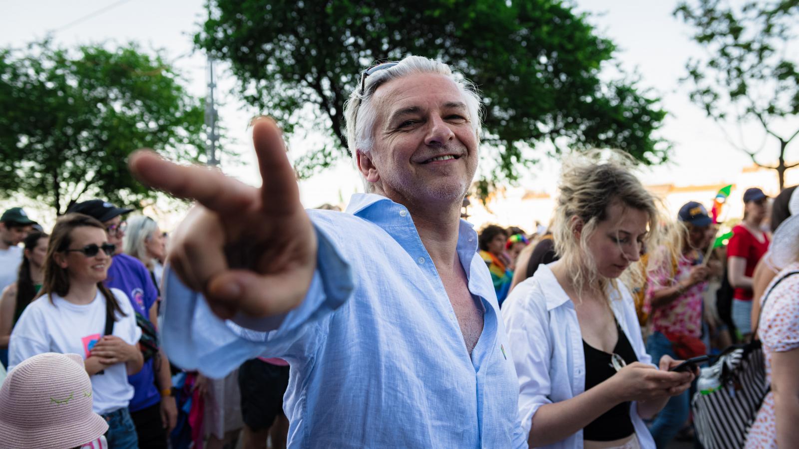 Alföldi Róbert a 2025-ös Budapest Pride-on