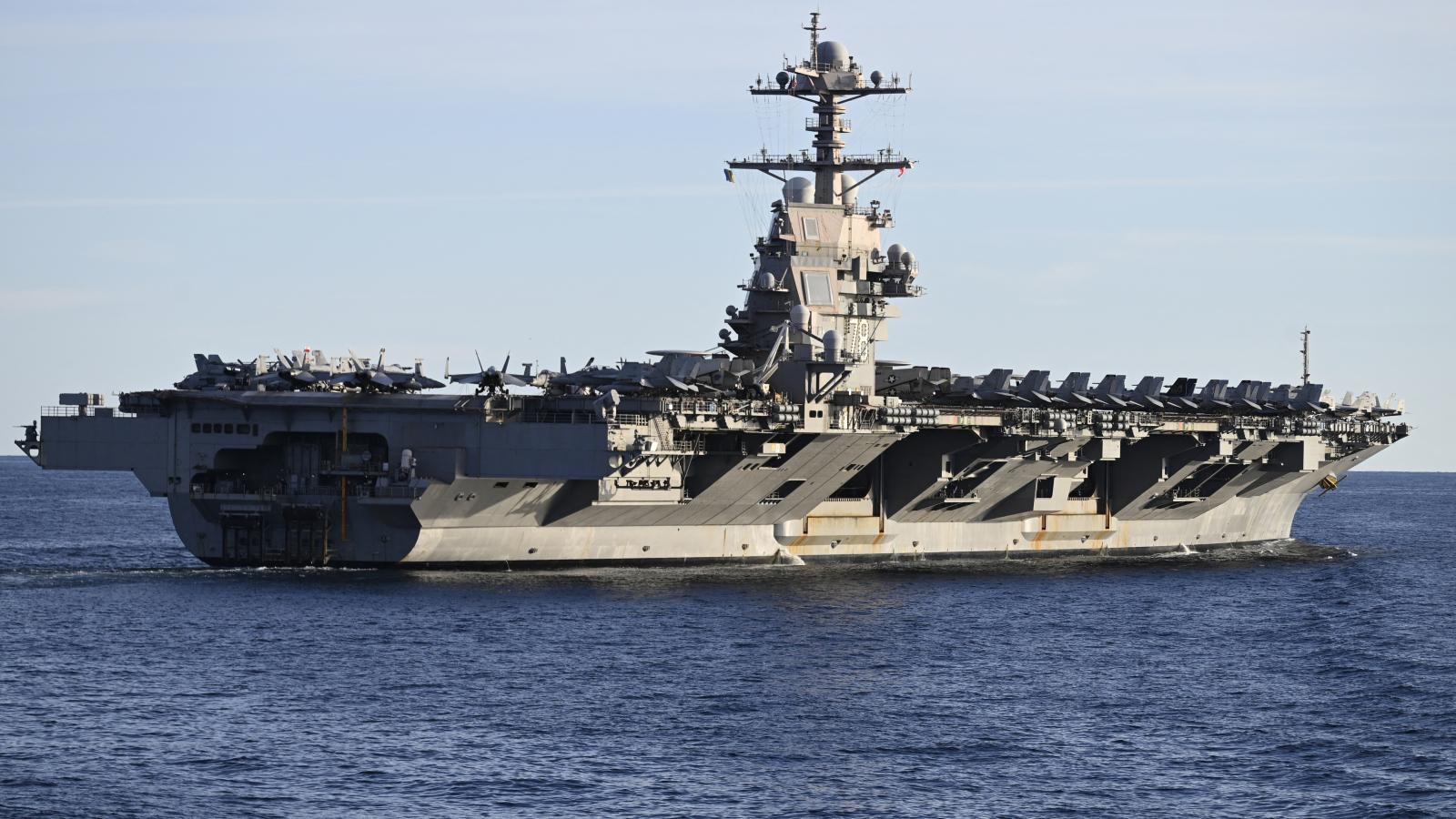 A venezuelai partokhoz vezényelt USS Gerald R. Ford a világ legnagyobb repülőgép-hordozója