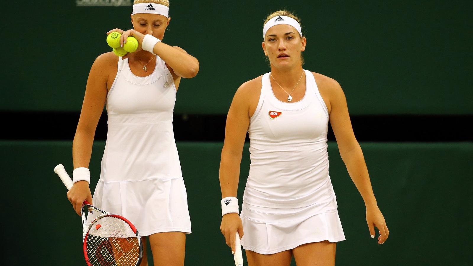 Babos Tímea és a francia Kristina Mladenovic/Al Bello/Getty Images