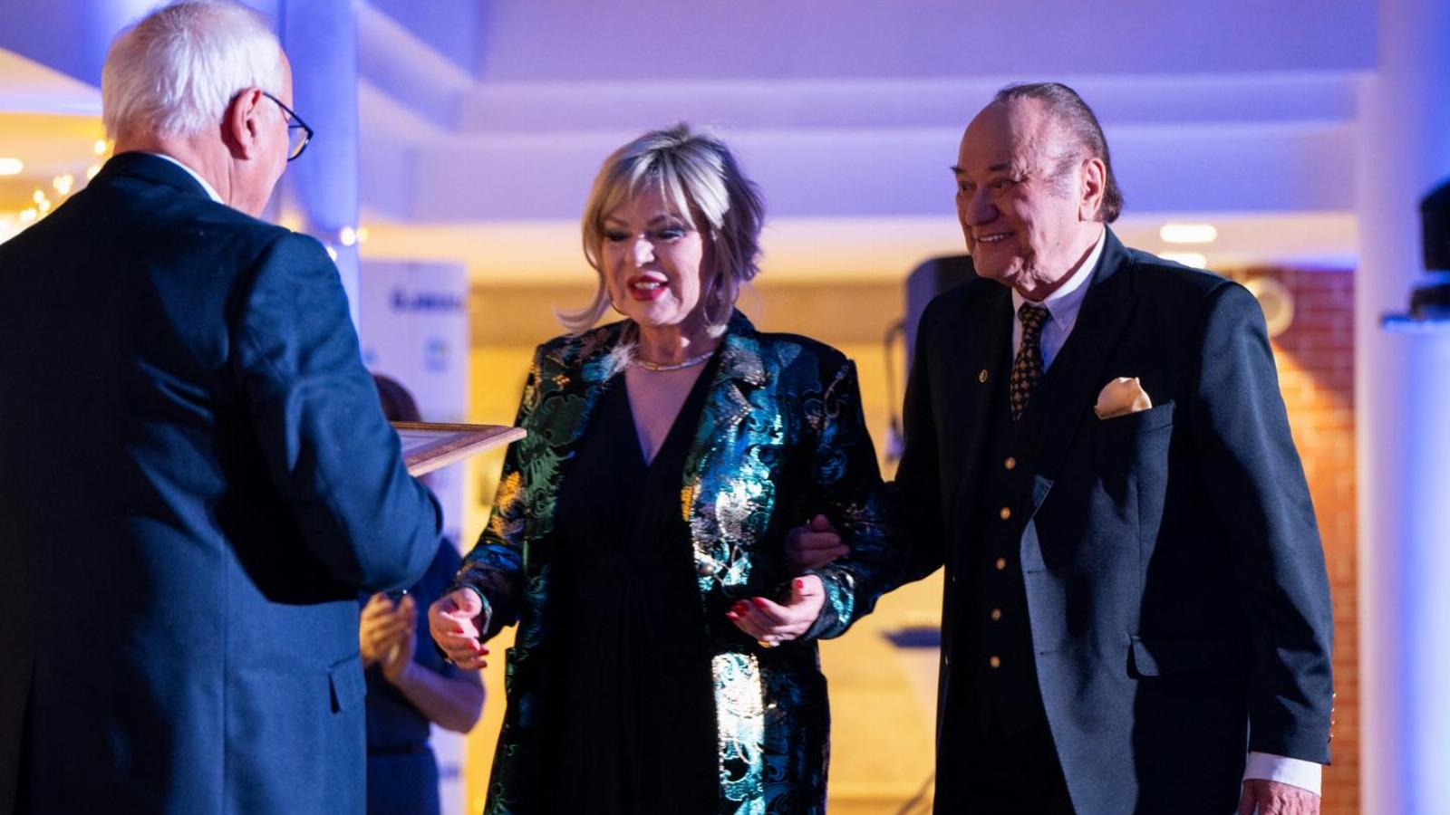 Korda György és Balázs Klári a díjátadón 