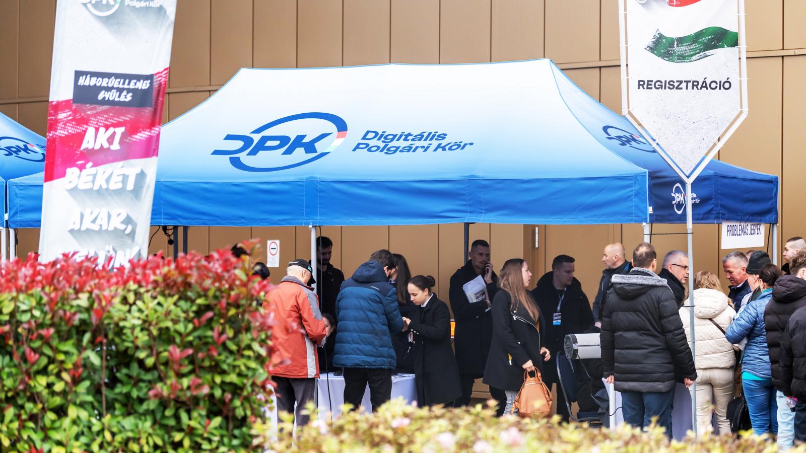 Fideszes DPK gyűlés Győrben november 15-én.