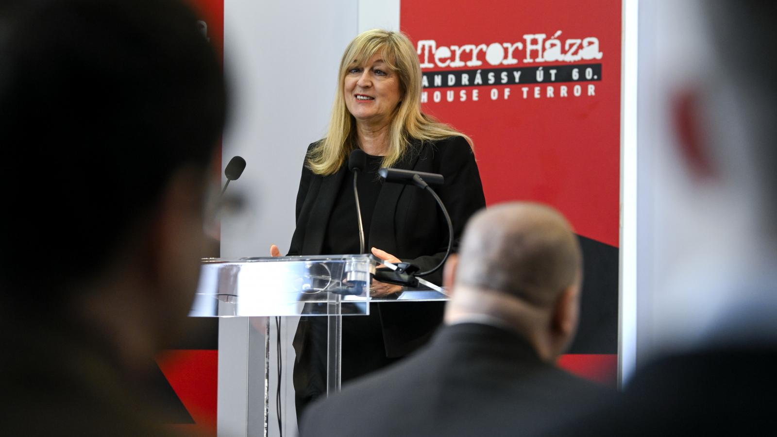 Schmidt Mária, a Terror Háza Múzeum főigazgatója