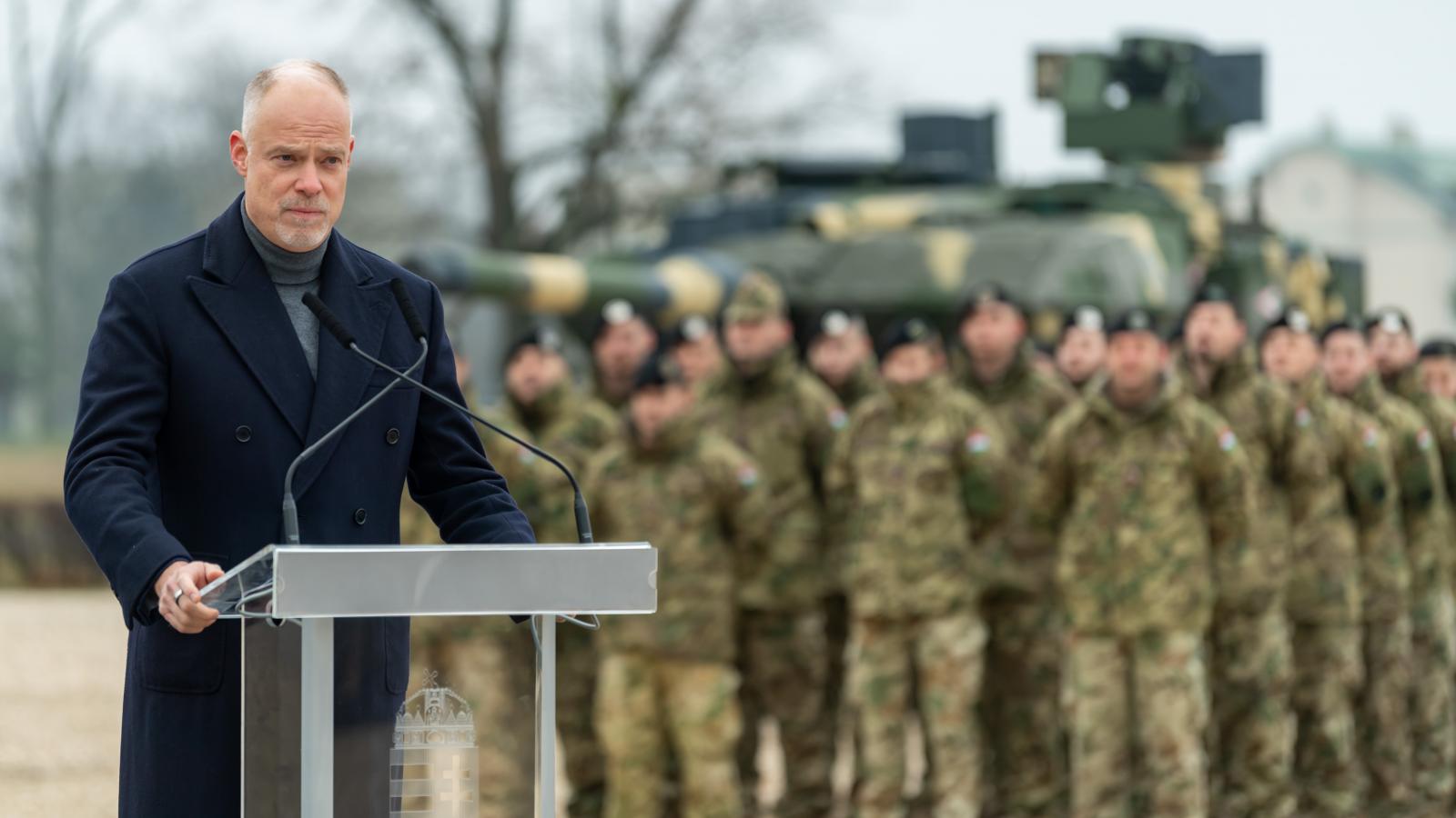 Szalay-Bobrovniczky Kristóf honvédelmi miniszter egy korábbi eseményen