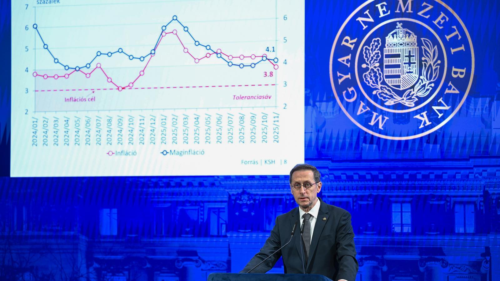 Varga Mihály jegybank­elnök az alacsonyabb inflációs várakozások miatt már nem zárja ki a kamatcsökkentés lehetőségét