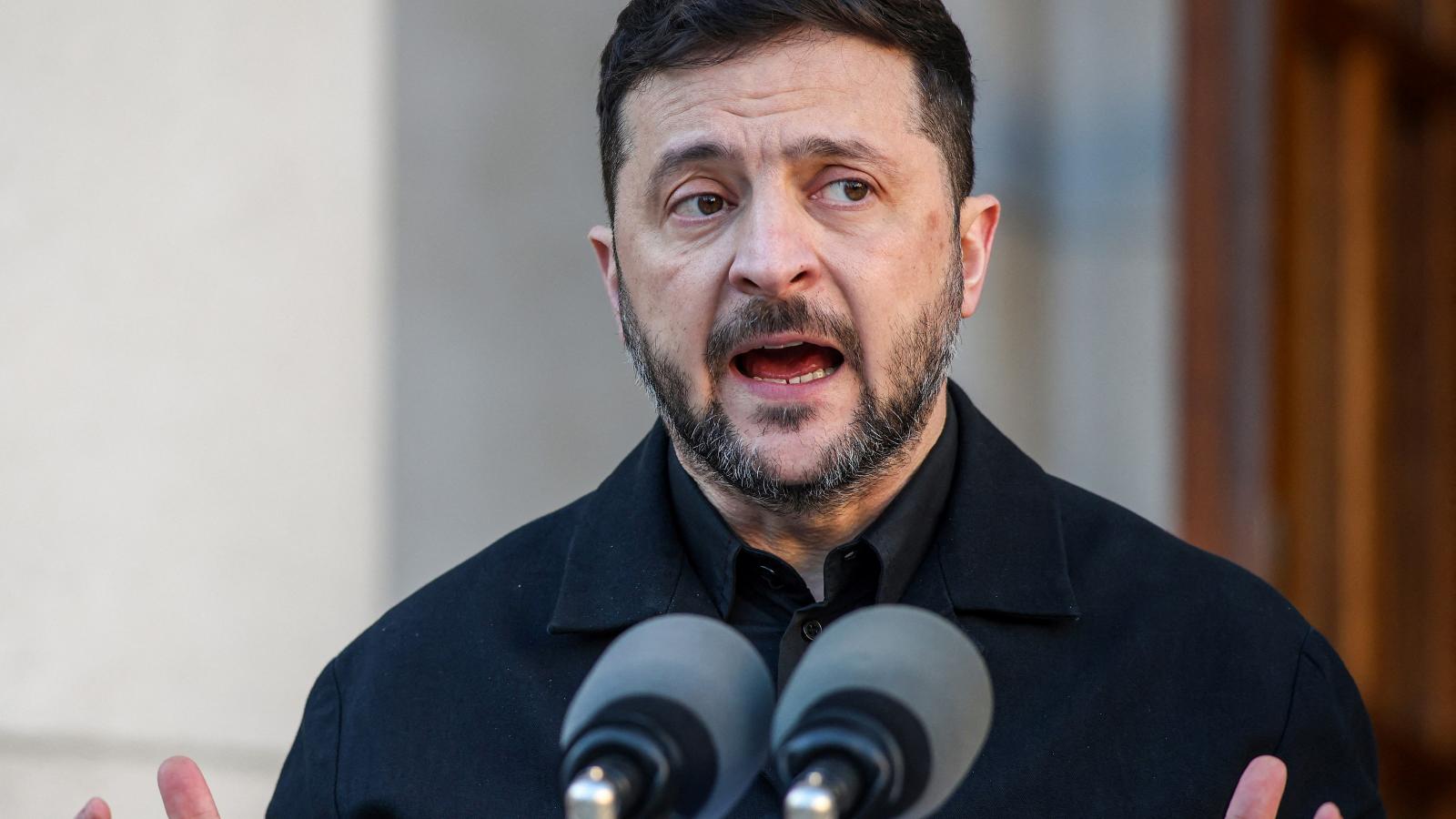 Volodimir Zelenszkij ukrán elnök