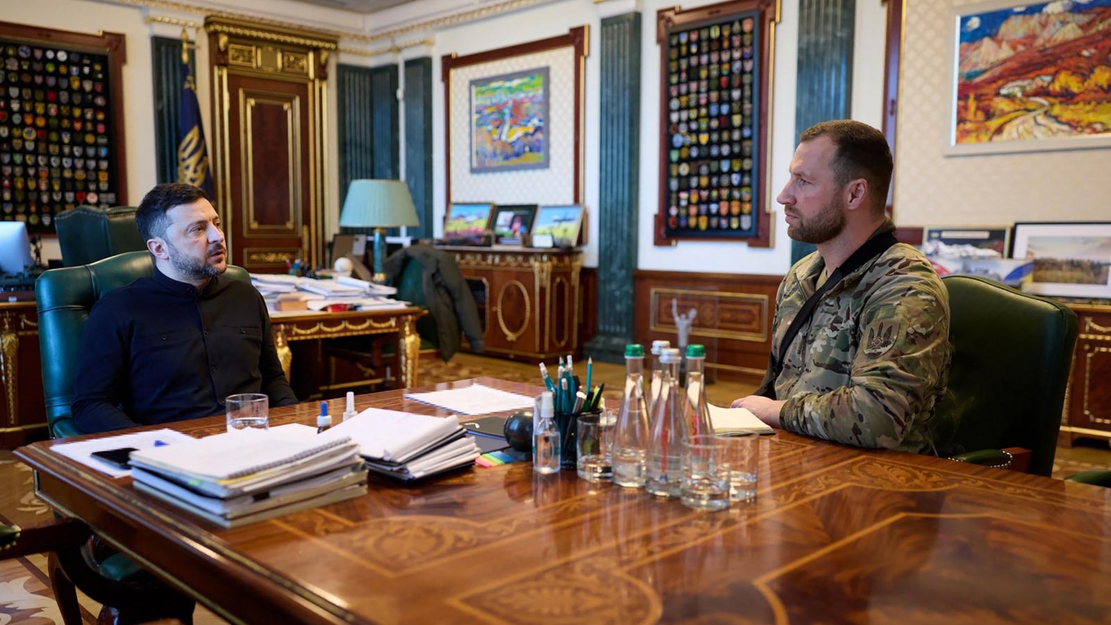 Az ukrán elnök az SZBU megbízott vezetőjével