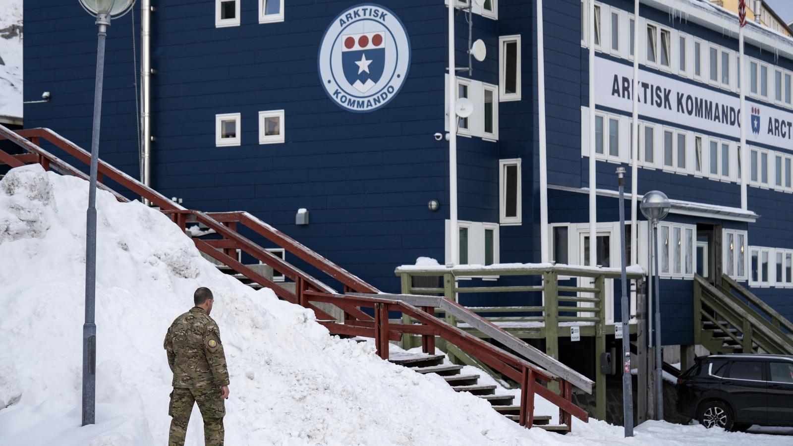 Illusztráció: a dán hadsereg grönlandi bázisa január 15-én 