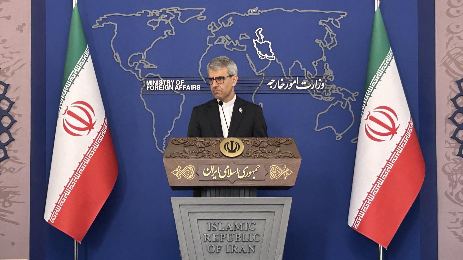 Iszmail Bagai iráni külügyi szóvivő - Korábbi felvétel 