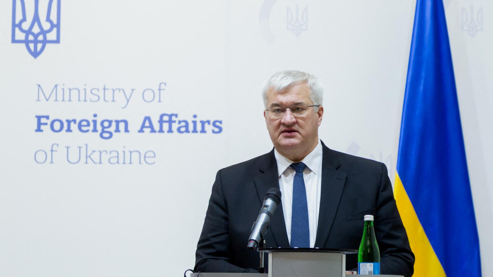 Andrij Szibiha ukrán külügyminiszter - Korábbi felvétel 