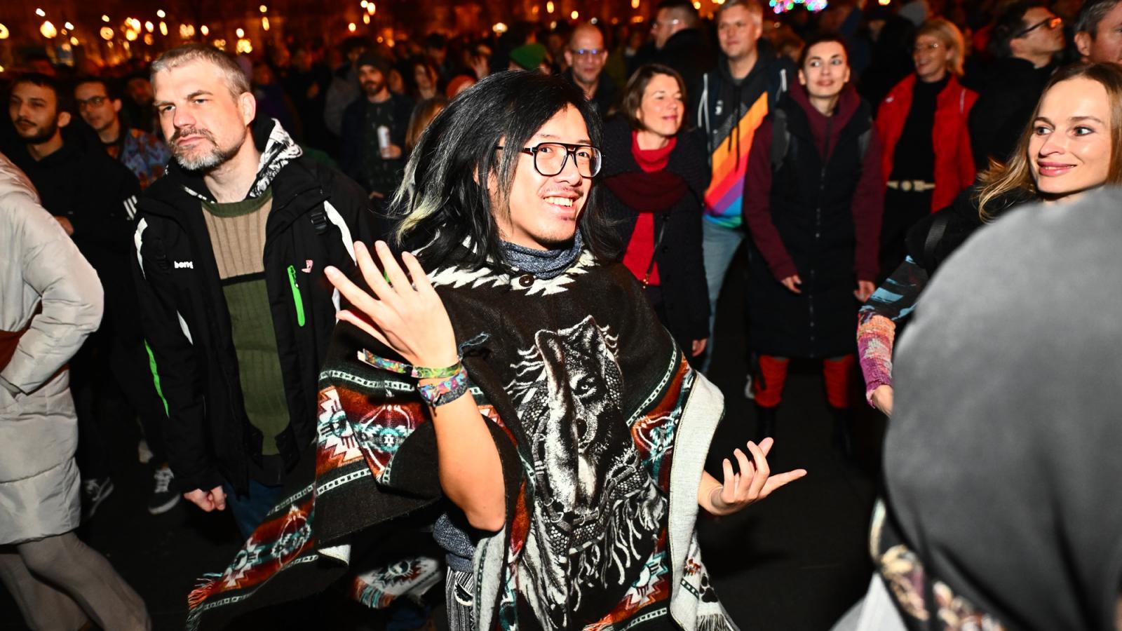 Képünk illusztráció a józan drogpolitikáért tartott 2025. december 6-i tüntetésről