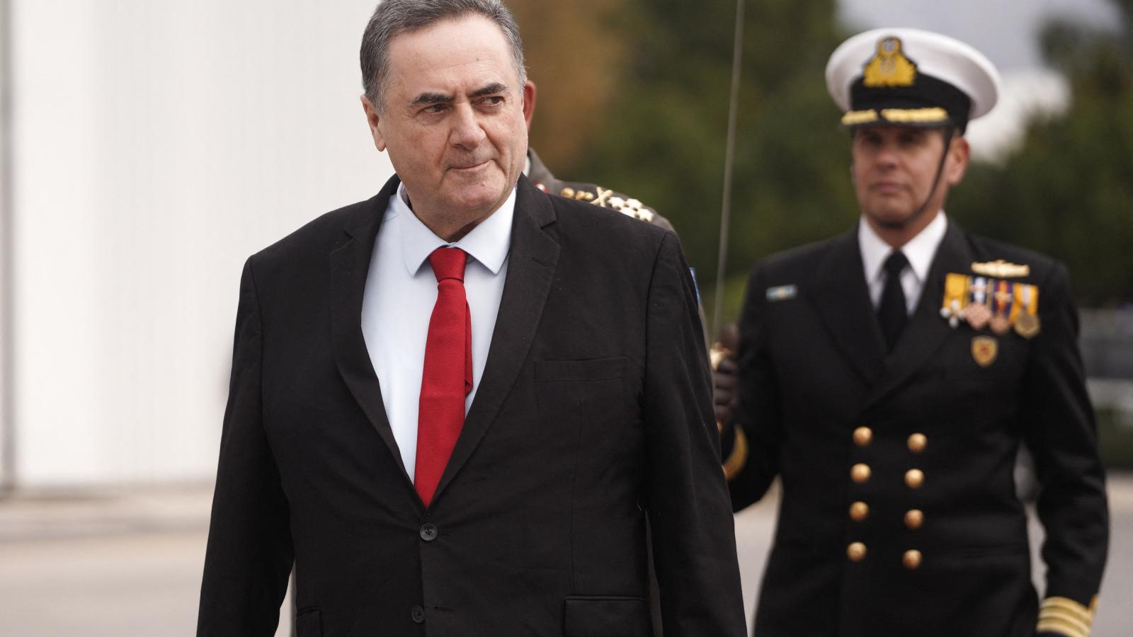 Israel Katz izraeli védelmi miniszter - Korábbi felvétel 