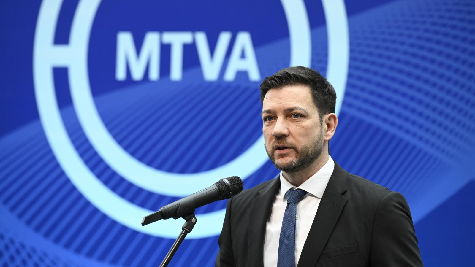 Papp Dániel a magyar sajtó napja alkalmából rendezett díjátadó ünnepségen március 11-én