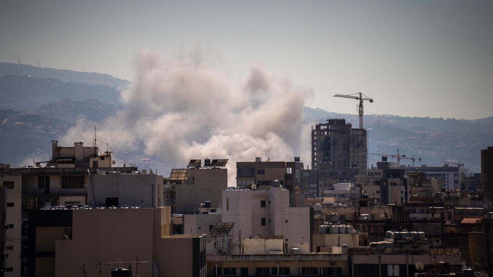 Füst Iránban, egy korábbi izraeli támadás során.