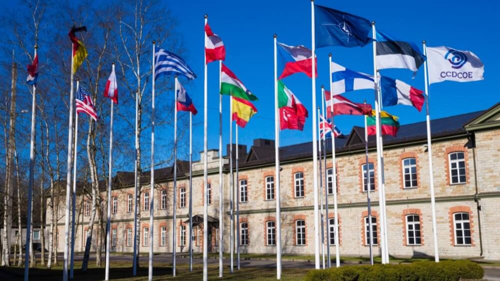 A NATO Együttműködési Kiberbiztonsági Kiválósági Központ épülete Tallinban 