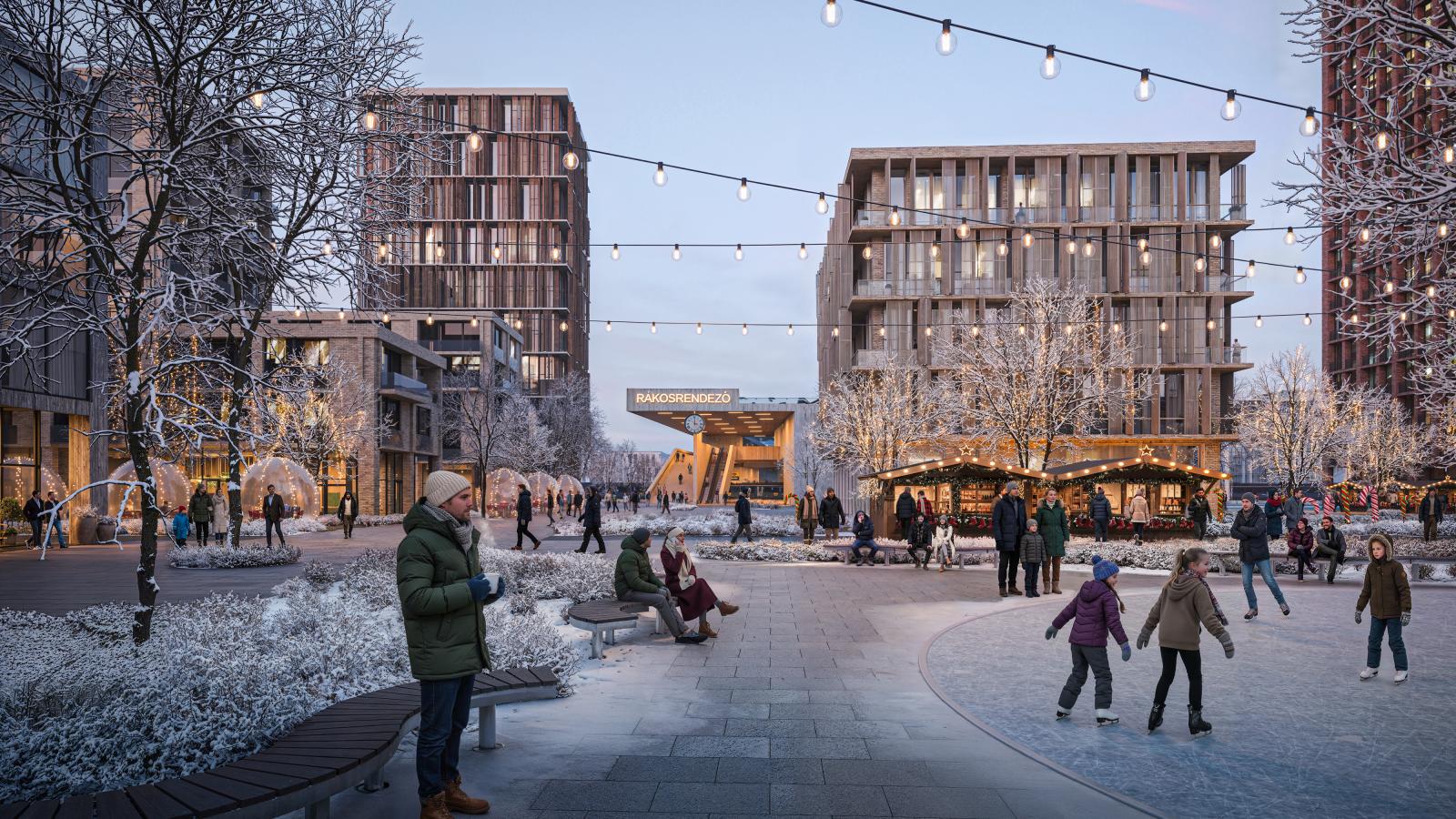 Látványterv a győztes tervpályázatból 