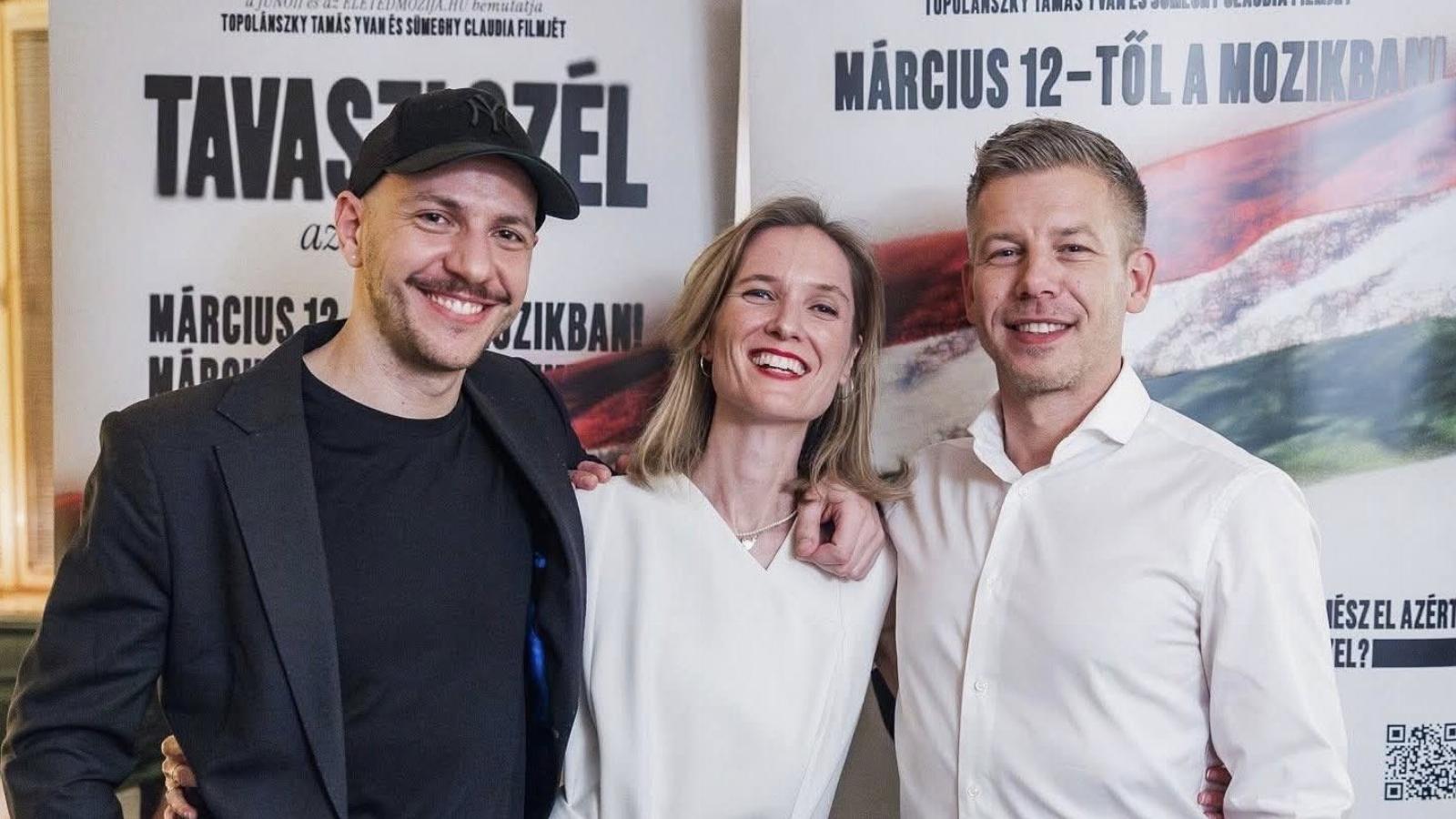 Topolánszky Tamás, Sümeghy Claudia alkotók és Magyar Péter, a főszereplő