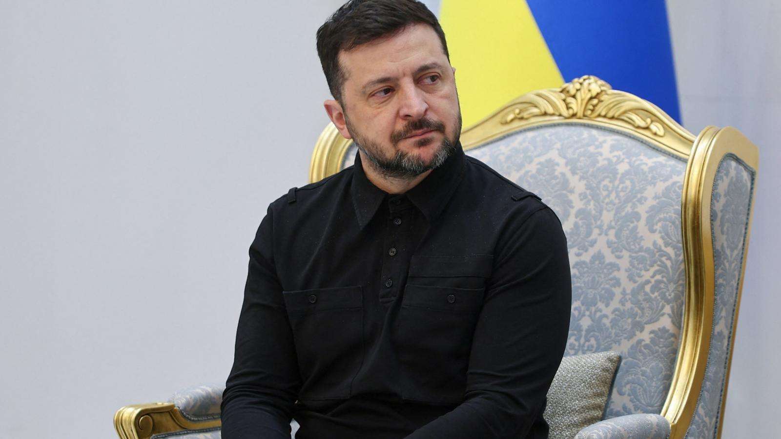 Volodimir Zelenszkij ukrán elnök