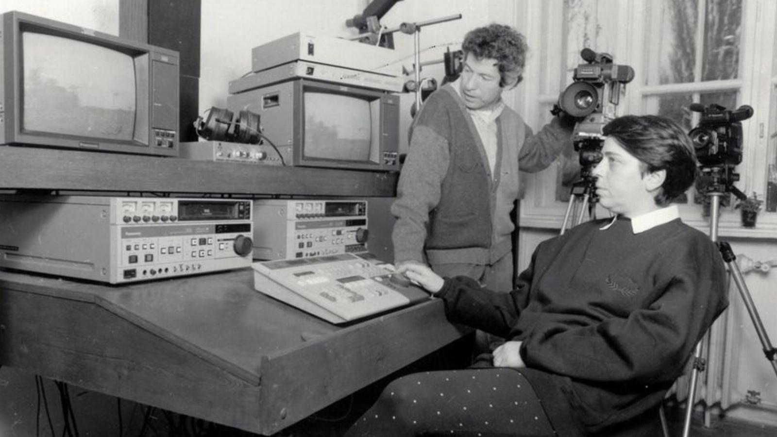 Elbert Márta és Jávor István, ketten a Fekete Doboz alapítói közül