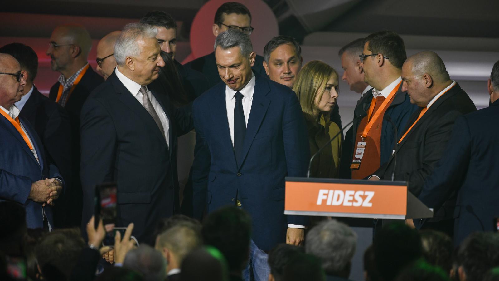 Lázár János a Fidesz eredményváróján április 12-én 