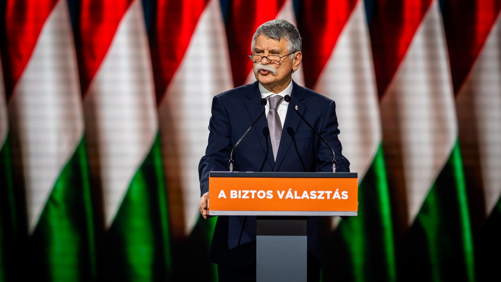 Kövér László a Fidesz Kongresszusán 2026. január 10-én.