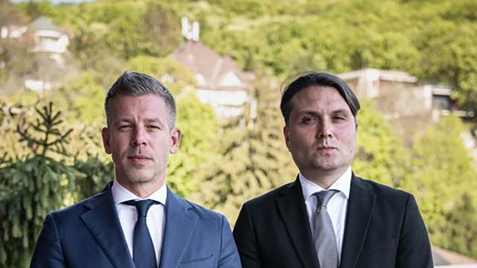 Magyar Péter és Gubík László 