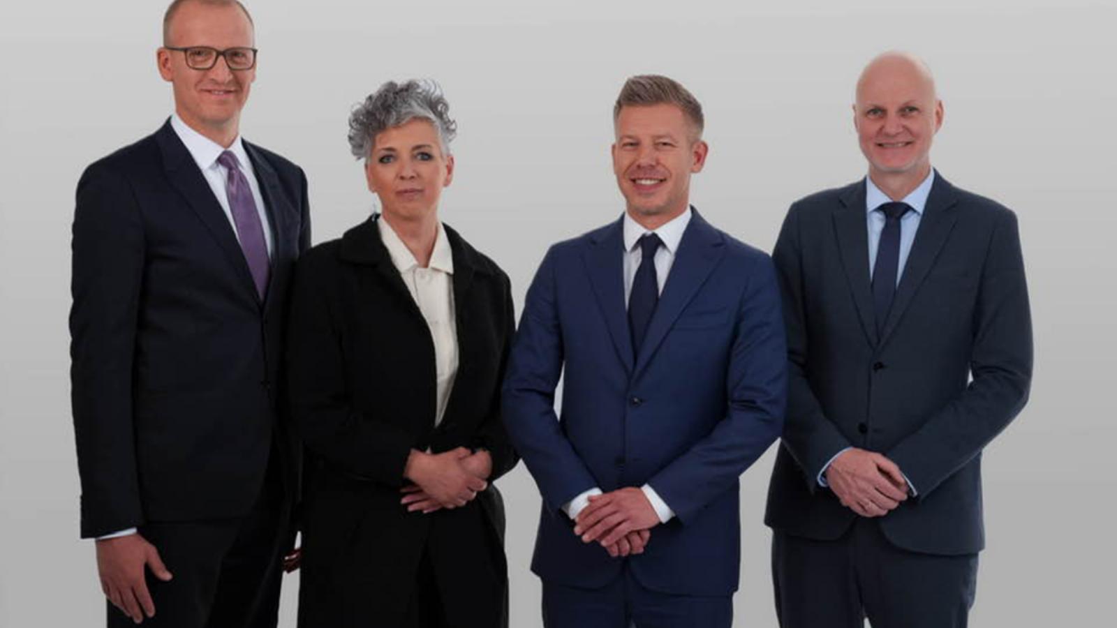 Tarr Zoltán, Bódis Kriszta, Magyar Péter és Tanács Zoltán 