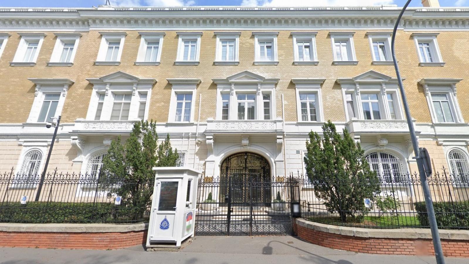 Az orosz nagykövetség épülete Budapesten
