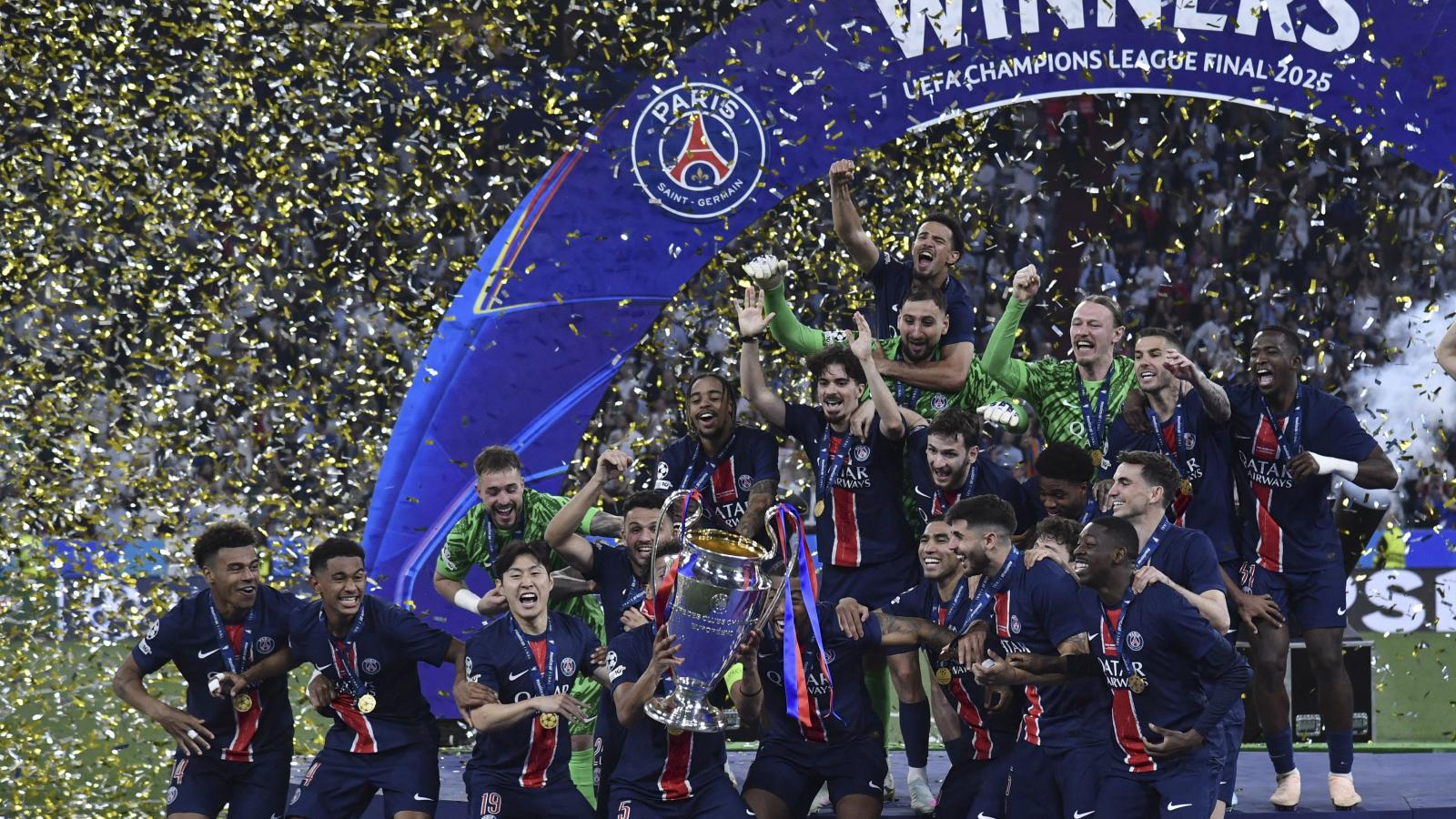 A címvédő PSG a tavalyi fináléban 5-0-ra kiütötte az Internazionale csapatát