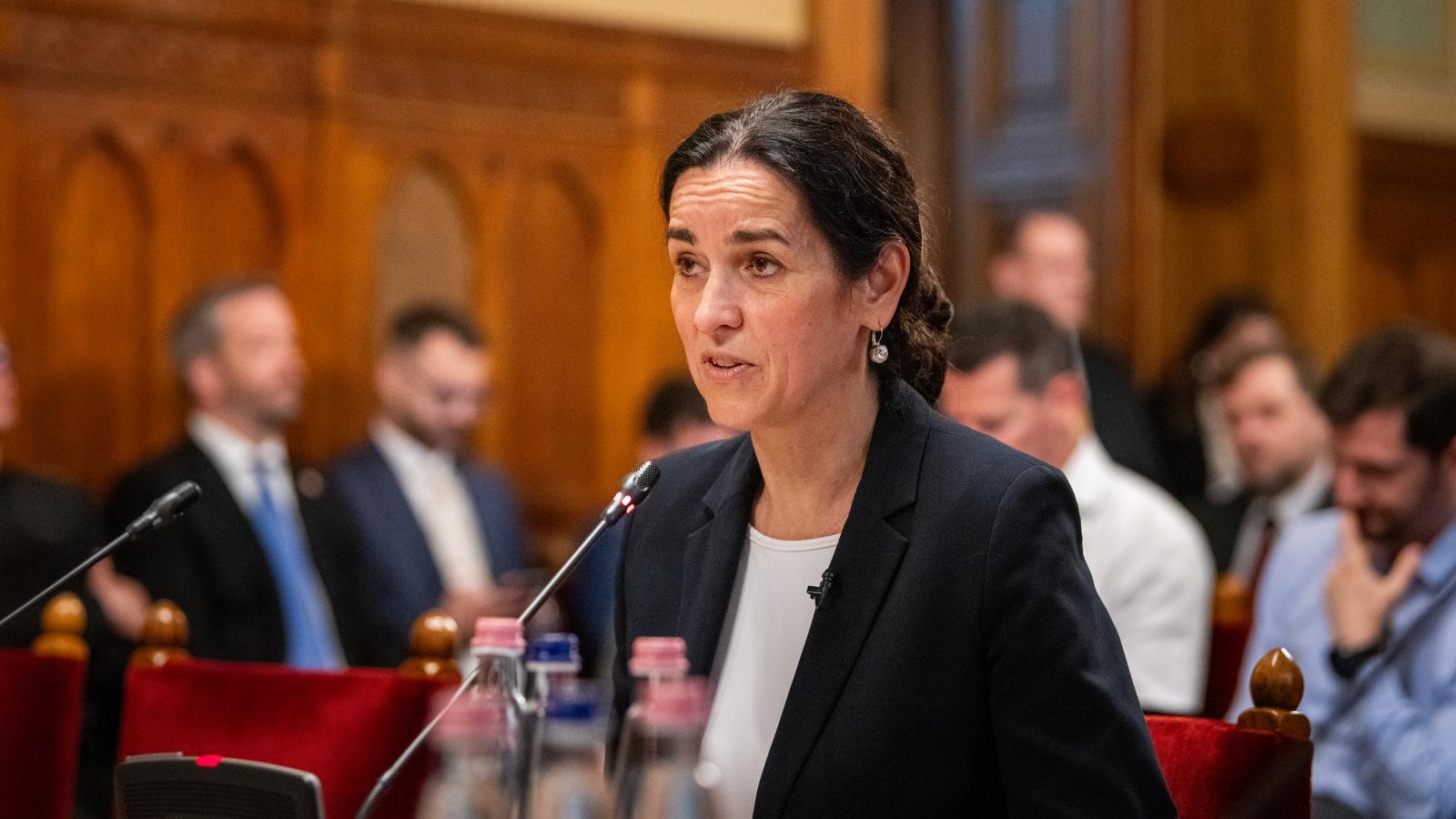 Orbán Anita külügyminiszter - Korábbi felvétel 