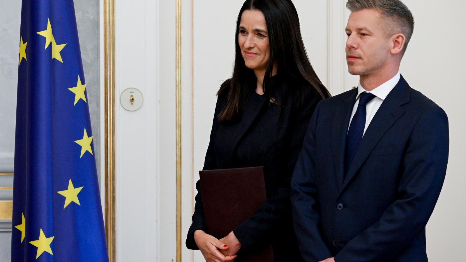 Magyar Péter miniszterelnök és Orbán Anita külügyminiszter