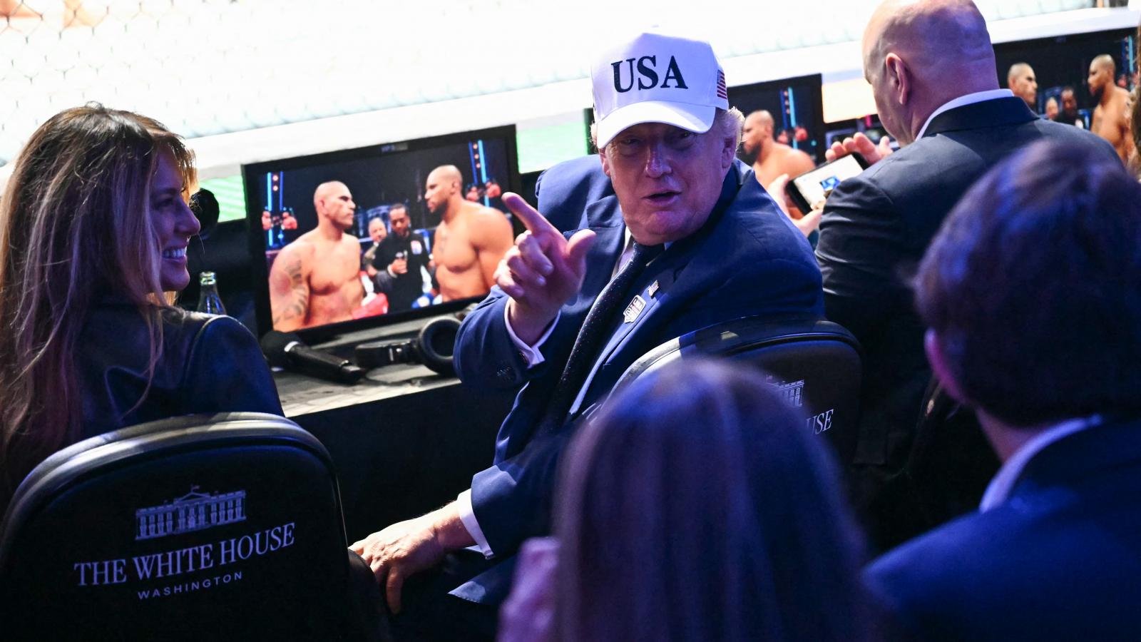 Donald Trump a UFC Freedom 250 gálán június 14-én 