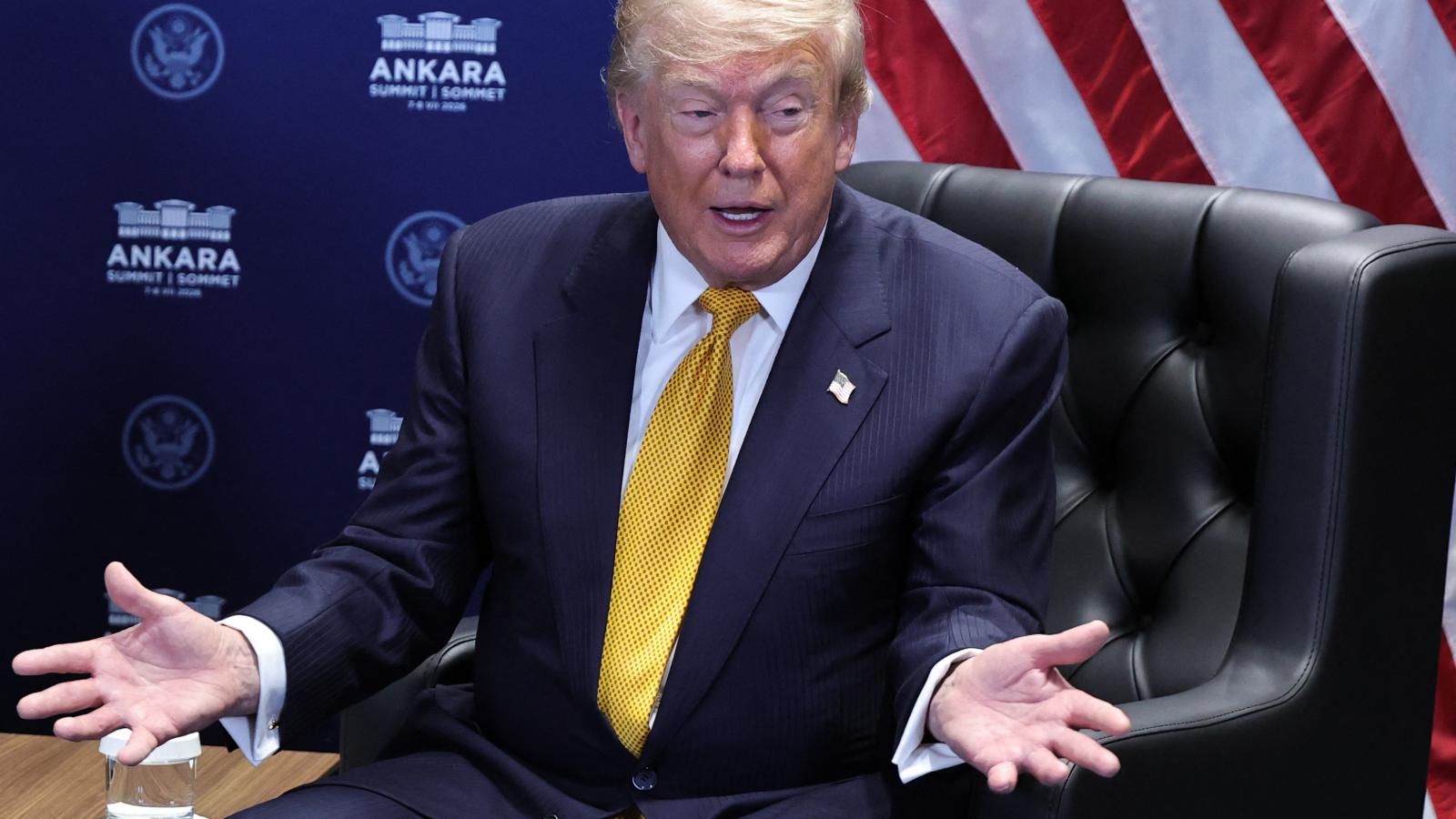 Donald Trump Ankarában, 2026. július 8-án