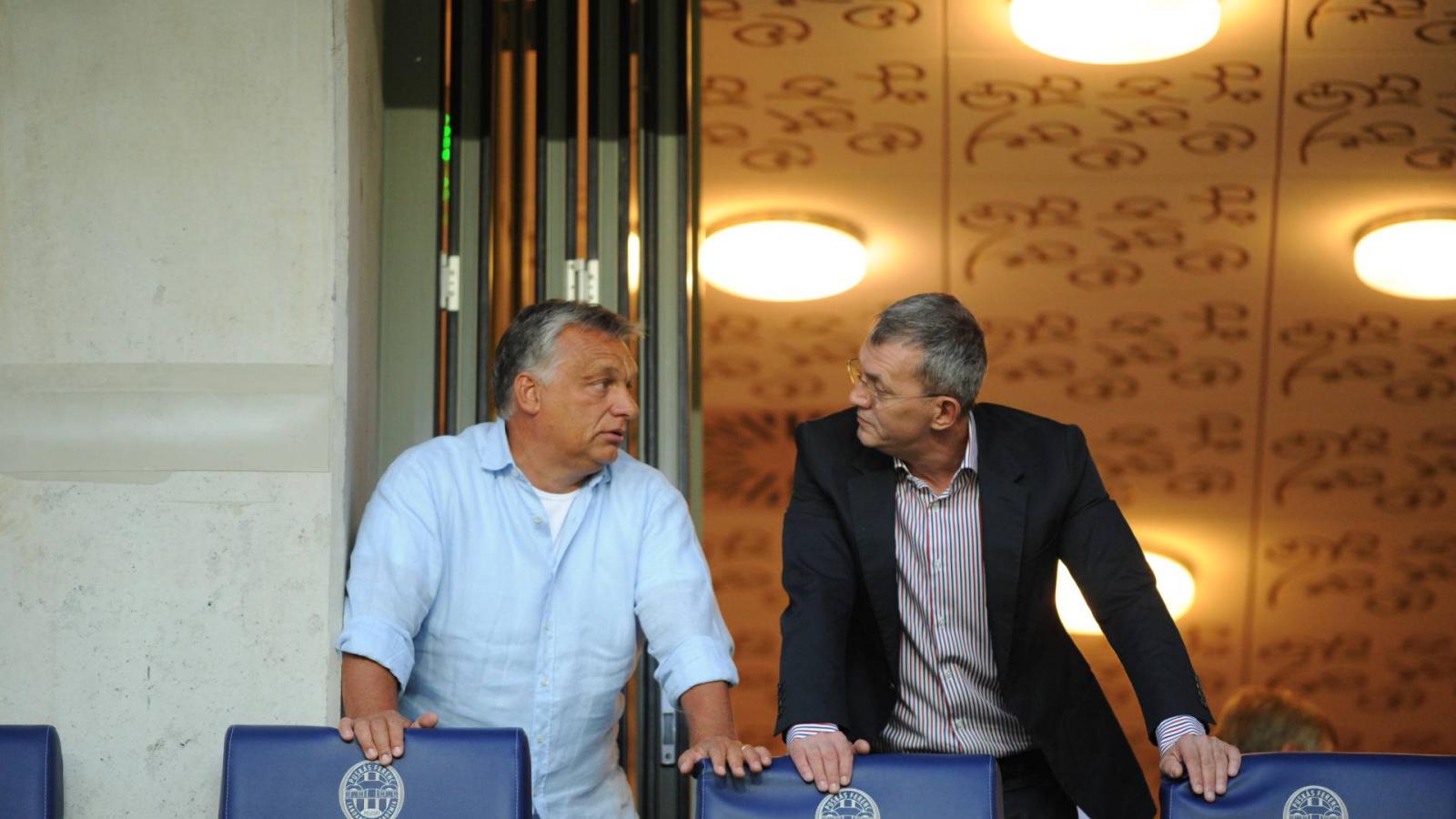 Orbán és Garancsi Vidi meccsen
