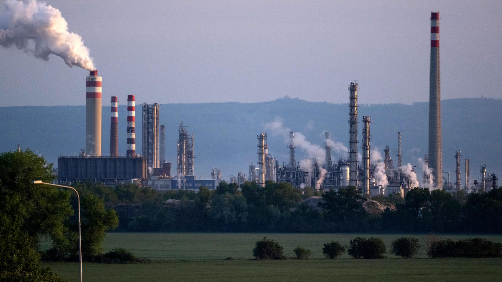 Slovnaft pozsonyi finomítója 2022-ben