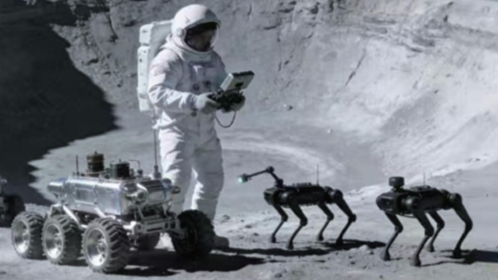 Robotkutyák segítenék az űrhajósok munkáját a Holdon