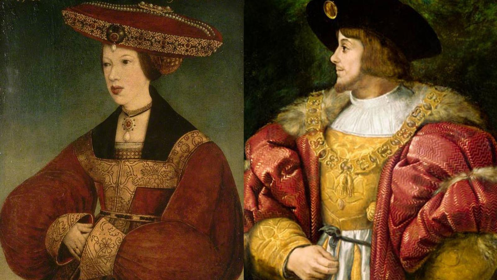 Habsburg Mária és II. Lajos. Ahhoz képest, hogy hatalmi érdekek sodorták őket egymás mellé, egybekelésük szerelmi házassággá nemesült
