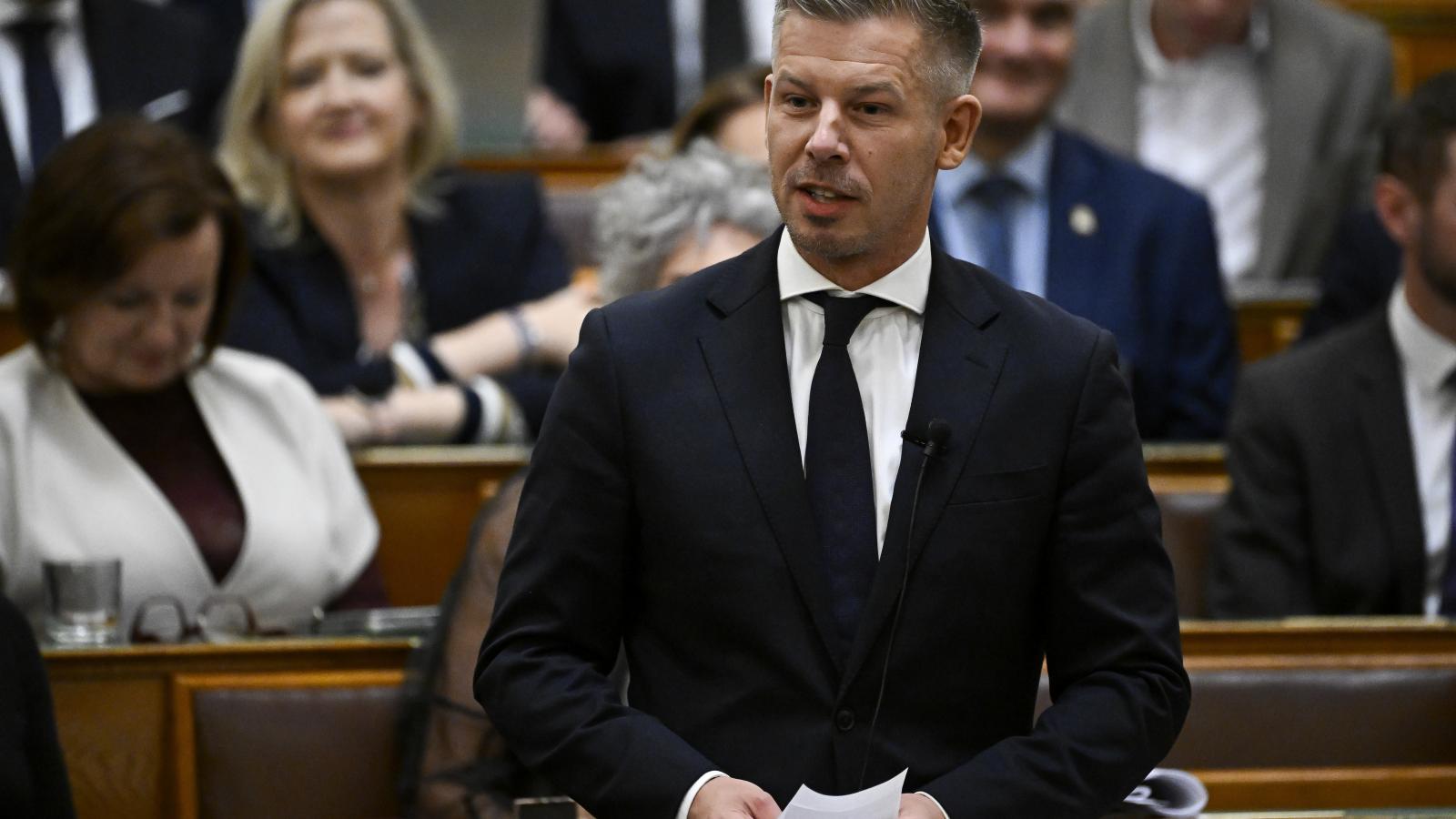 Magyar Péter miniszterelnök az Országgyűlés plenáris ülésén 2026. szeptember 21-én