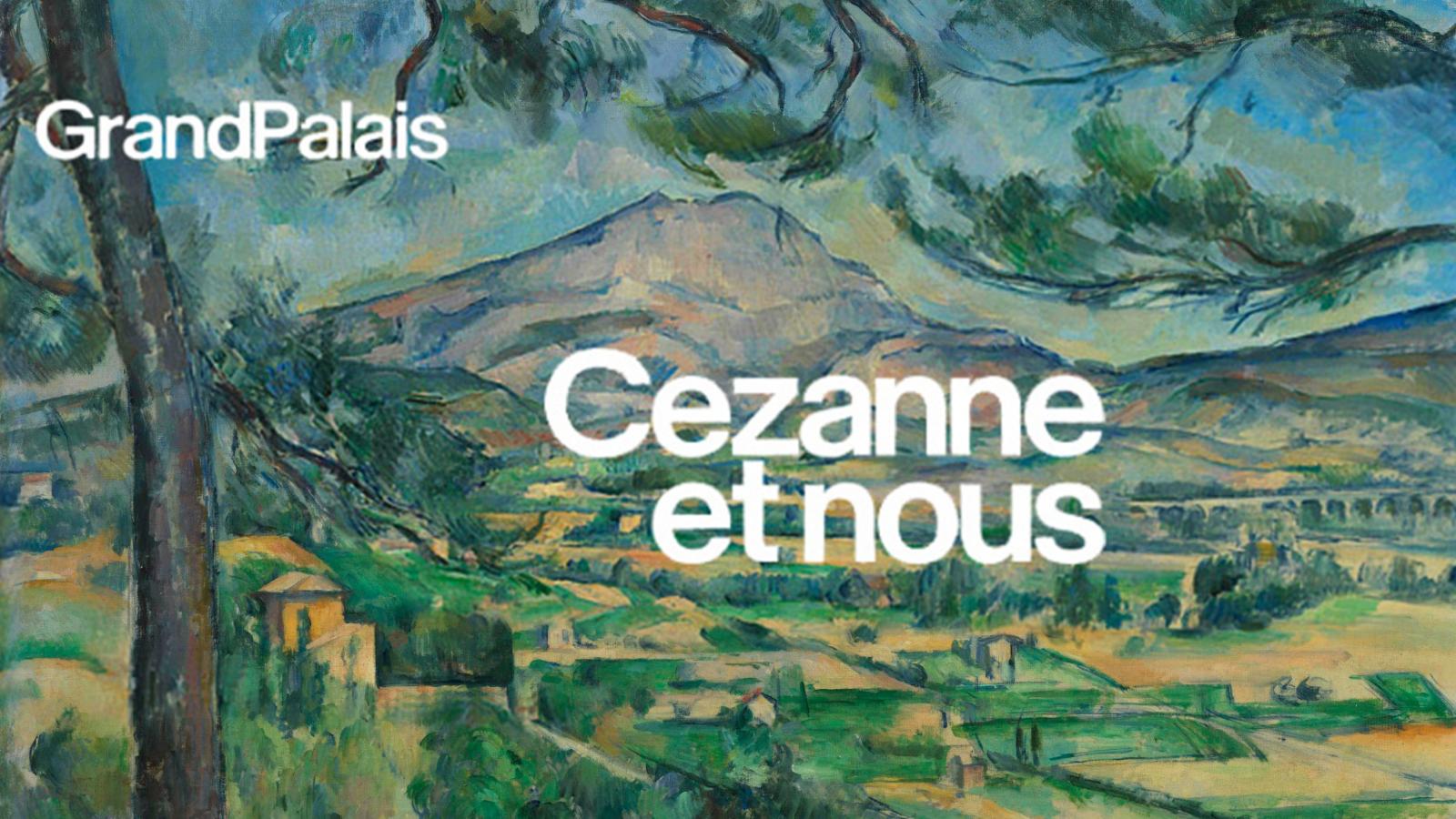 A Cézanne-kiállítás plakátja