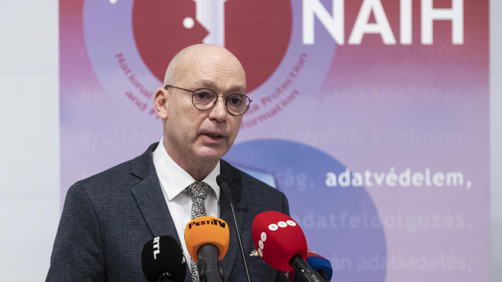 Péterfalvi Attila, a NAIH elnöke 2022-ben.