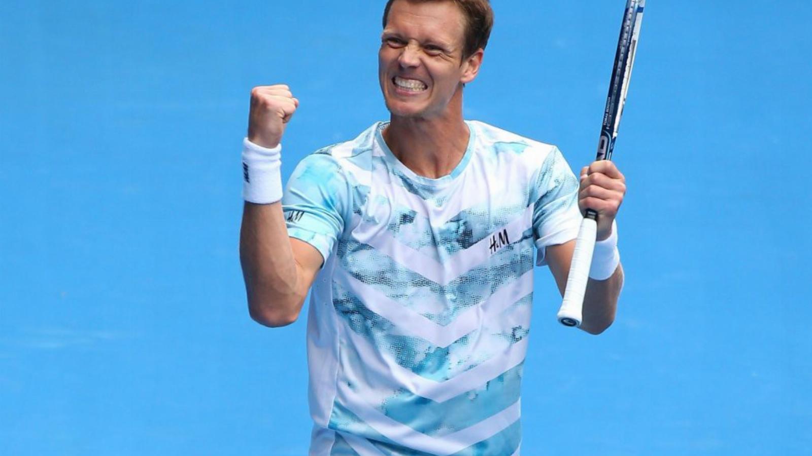 Berdych diadalittasan FOTÓK: EUROPRESS/GETTY IMAGES/QUINN ROONEY