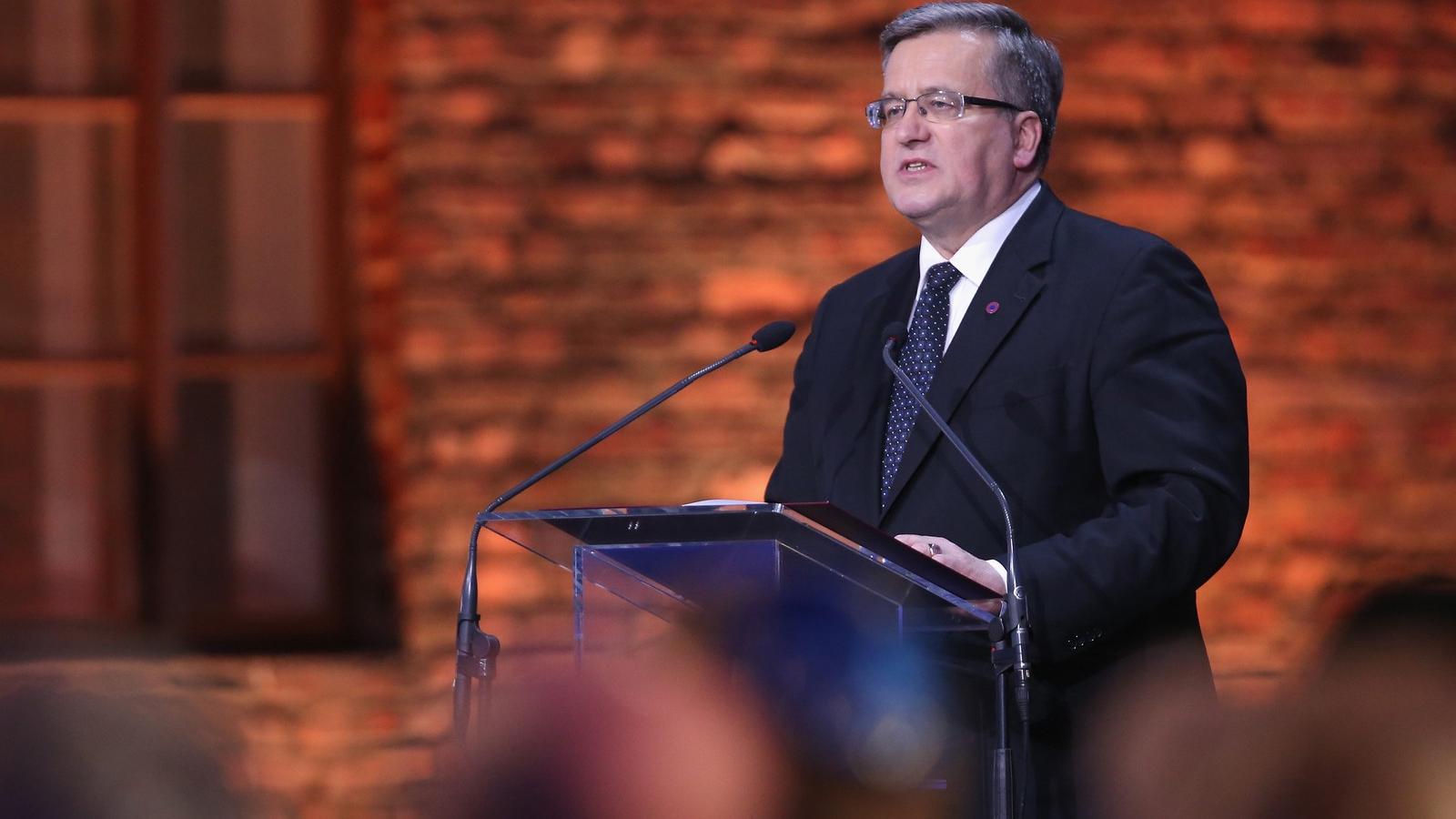 Bronislaw Komorowski lengyel államfő csütörtökön megerősítette, hogy indul a májusi elnökválasztáson. FOTÓ: Getty Images