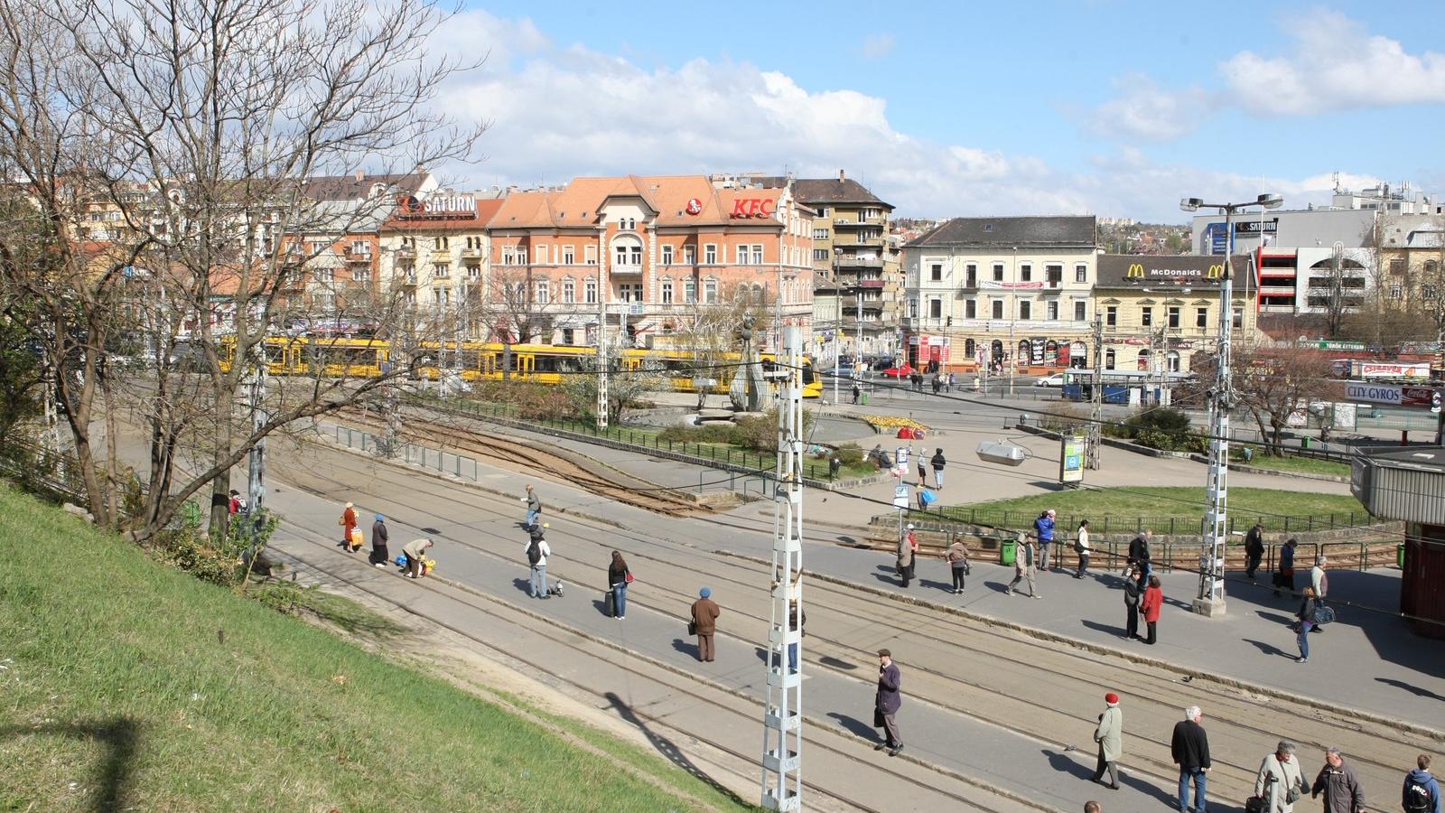 A régi Moszkva tér. FOTÓ: Népszava