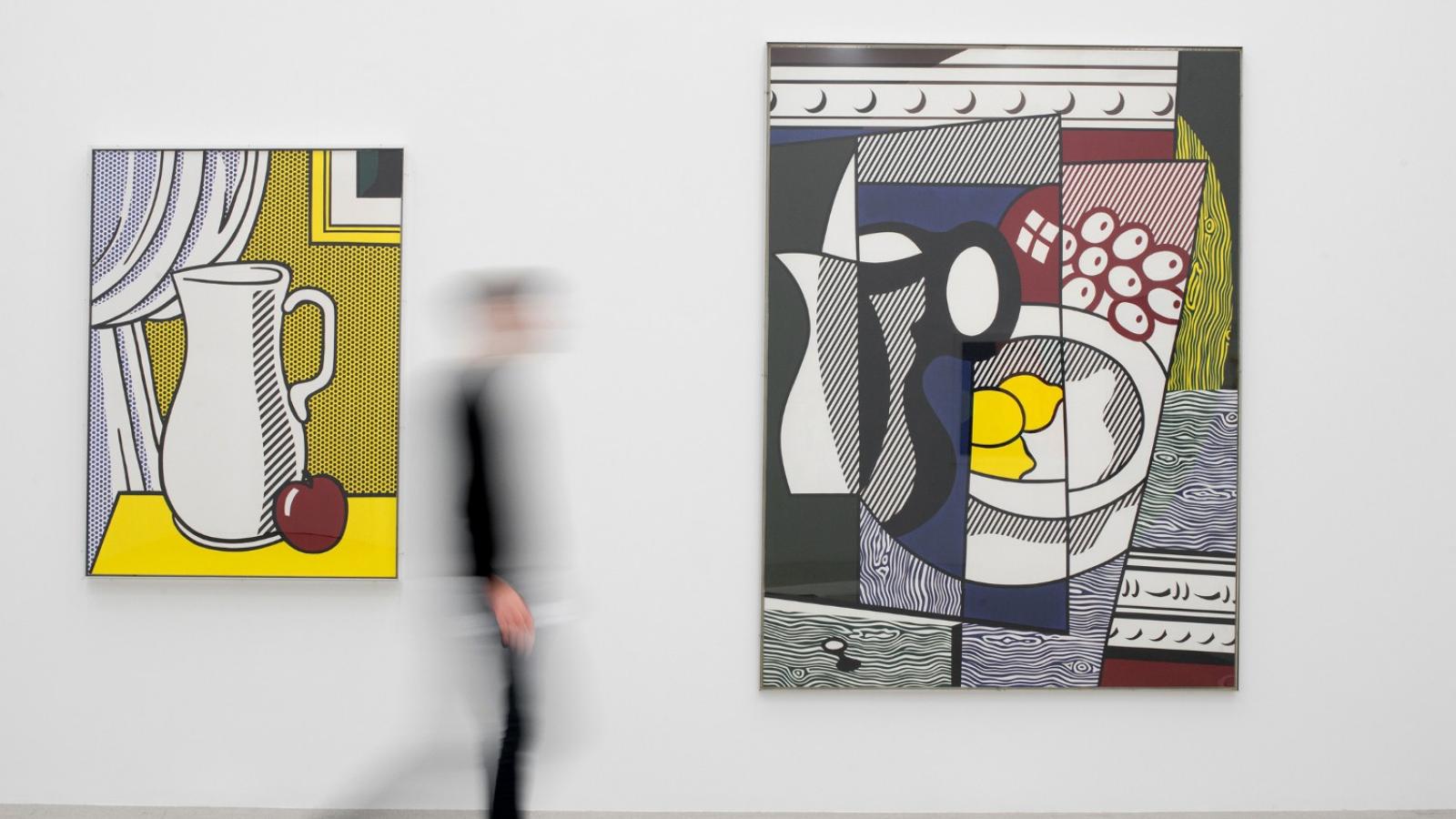 Roy Lichtenstein képe, az Ansicht is látható lesz Budapesten a pop-art nagyágyúinak alkotásai között FORRÁS: MUMOK