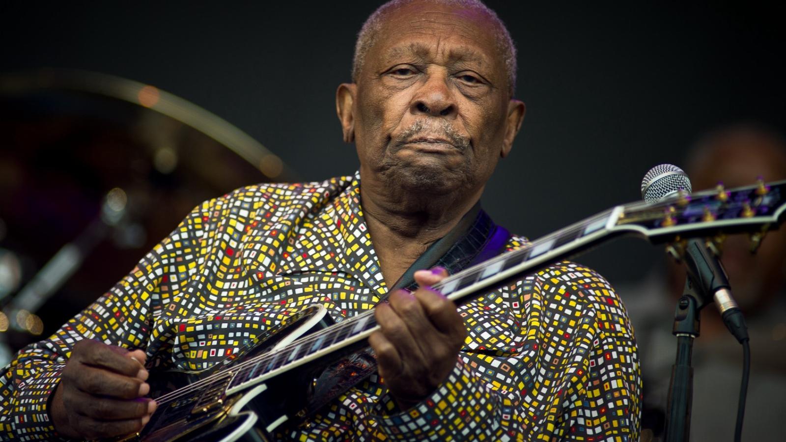 B. B. King Lucille-nek hívott gitárjával FOTÓ: EUROPRESS/GETTY IMAGES/IAN GAVAN