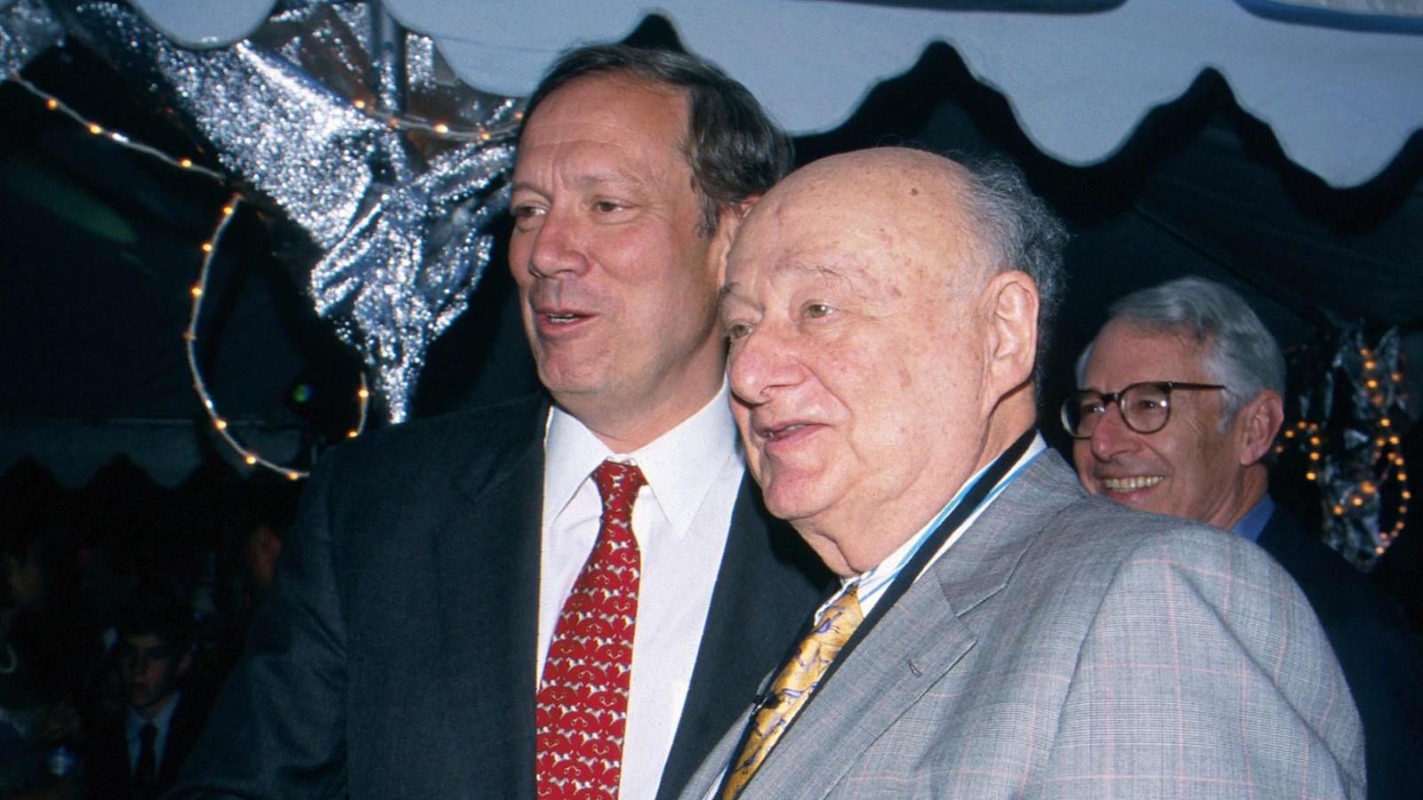 NYC volt polgármestere Ed Koch és kormányzója George Pataki egy filmbemutatón Fotó: Frank Micelotta/Getty Images